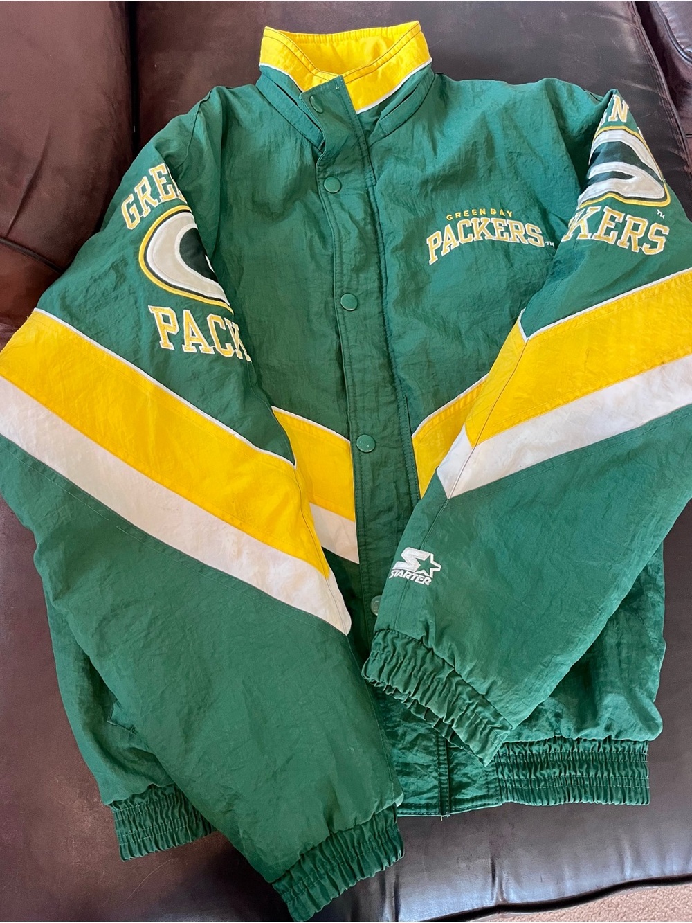 VTG 90’s STARTER Green Bay Packers Zip Up Jacket